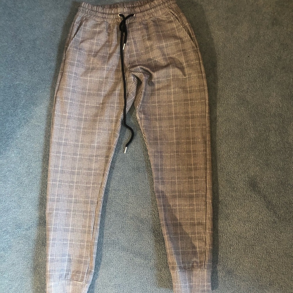 Glen Plaid Pants